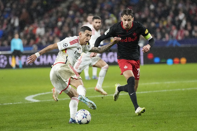 Ángel Di María crea l'aspetto miracoloso del Benfica